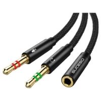 cables para microfonos de colores rojo y verde