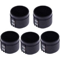 5 capsulas para microfonos de color negro